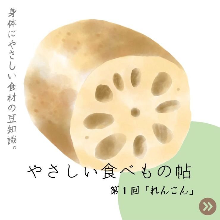やさしい食べもの帖 ＜第1回：れんこん＞<br>調理方法で食感七変化！れんこんのおすすめレシピまとめ