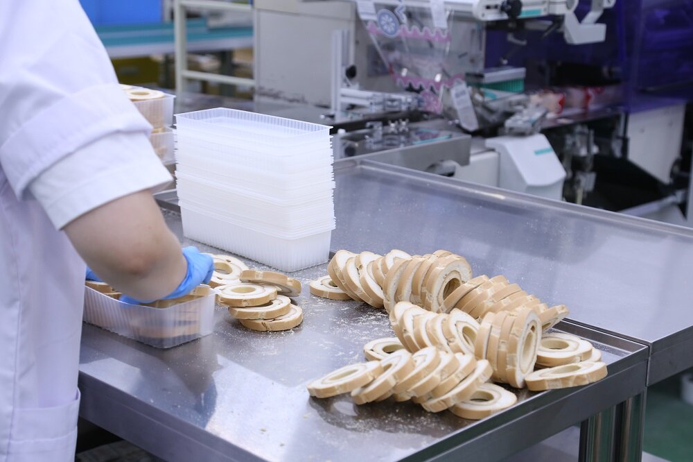 包装して、異物検査をすれば完成！