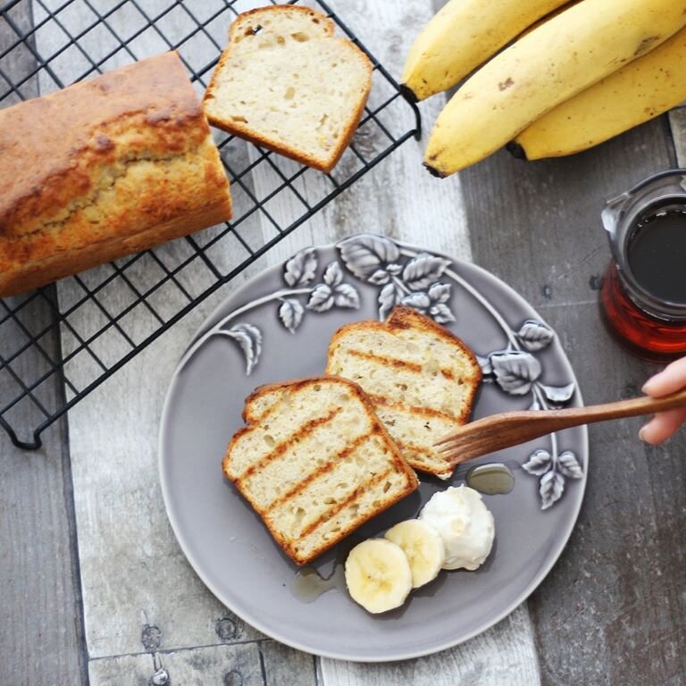 ワンボウルでかんたん！バナナケーキ（卵・乳不使用）