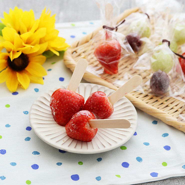 できあがり！パリッとした食感が美味しい！おうちでお祭りや縁日気分を楽しめますよ♡