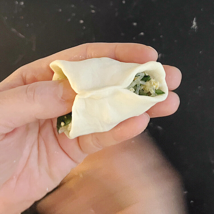 9で７を包みます。15個作ります。