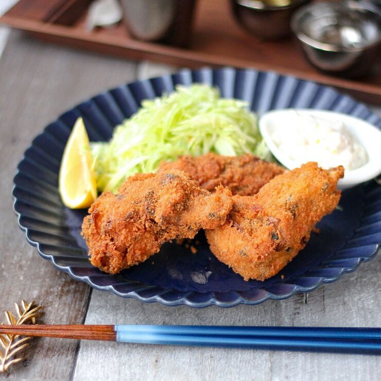 舞茸のカキフライ~豆腐のタルタルソースを添えて~