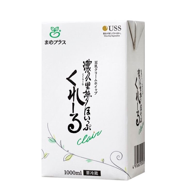今回、豆乳クリームは［濃久里夢(こくりーむ)ほいっぷくれーる］(株式会社不二製油が開発)を使用しました。 商品については、こちらのURLからご確認ください（https://www.cotta.jp/tomorrow/）。