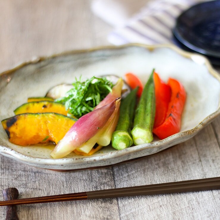 夏野菜の焼き浸し