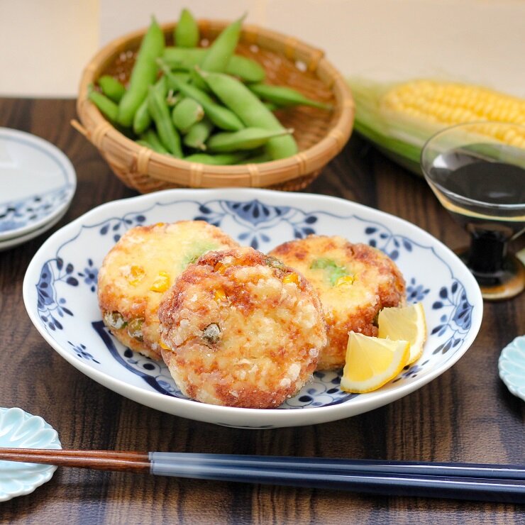 塩麹で決まる!とうもろこしと枝豆のがんもどき