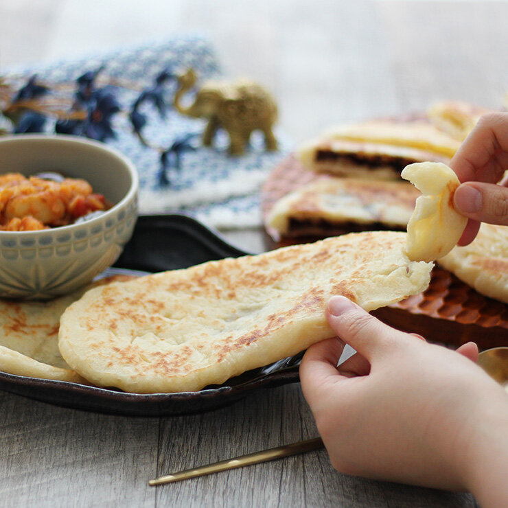 フライパンでかんたん！もちもち手作りナン