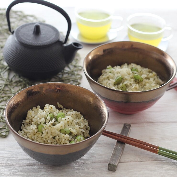 枝豆のお茶ごはん